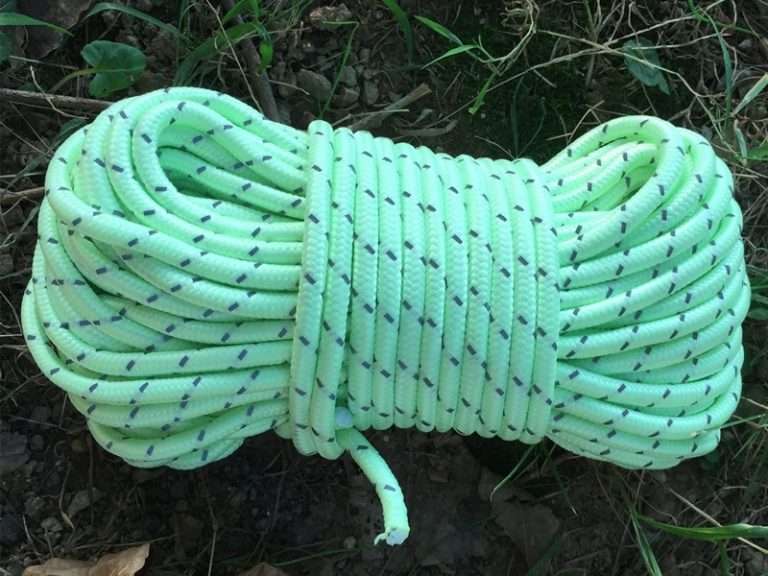 This GlowinTheDark Tent Rope Can Make Your Camping Trip Much Cooler
